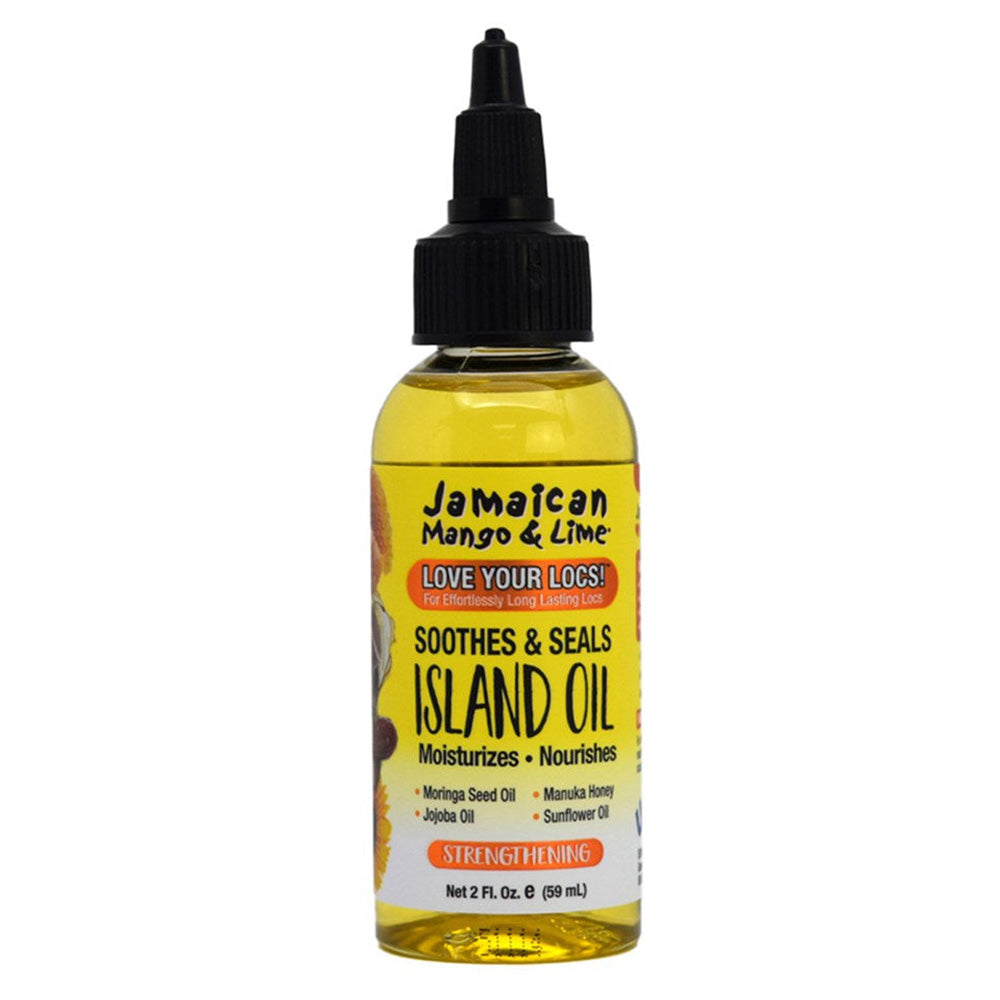Jamaican Mango and Lime Soothes and Seals Island Oil for Moisturizing and Strengthening Hair 2Oz (59ml)
